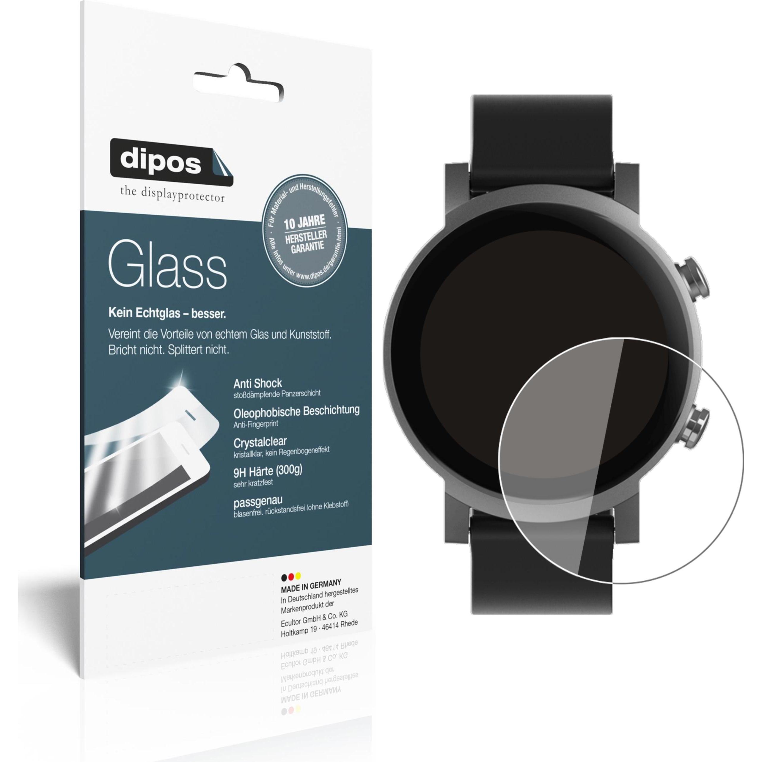 Dipos Displayschutz Anti-Shock, Smartwatch Schutzfolie, Transparent