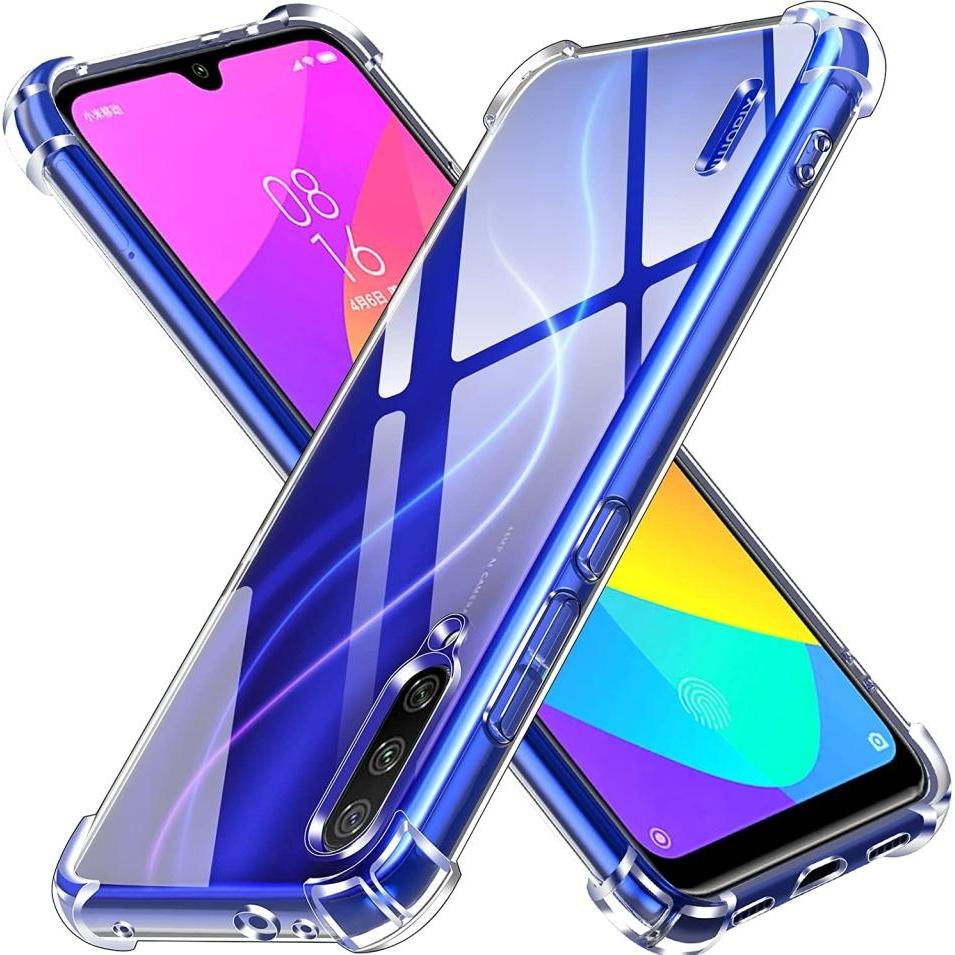 Thumbnail - Screenguard Xiaomi Mi A3 Hülle Crystal Soft Airbag Bumper (Xiaomi Mi A3), Smartphone Hülle, Transparent