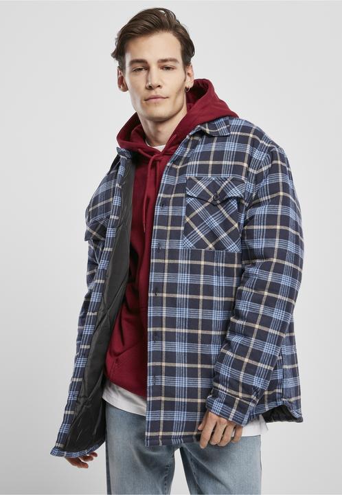 Actual product image Urban Classics Plaid Quilted Shirt Jacket (M)