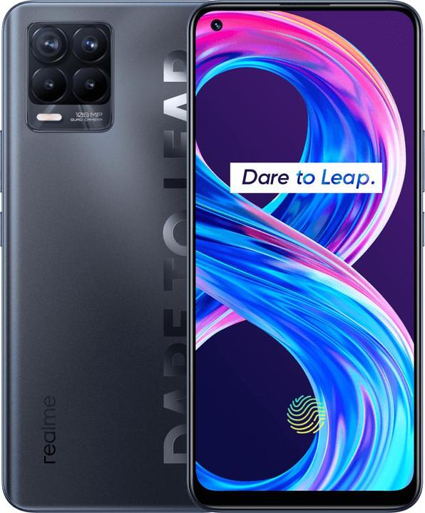 Produktbild realme 8 Pro (8GB) (128 GB, Infinite Black, 6.40", Dual SIM, 4G)