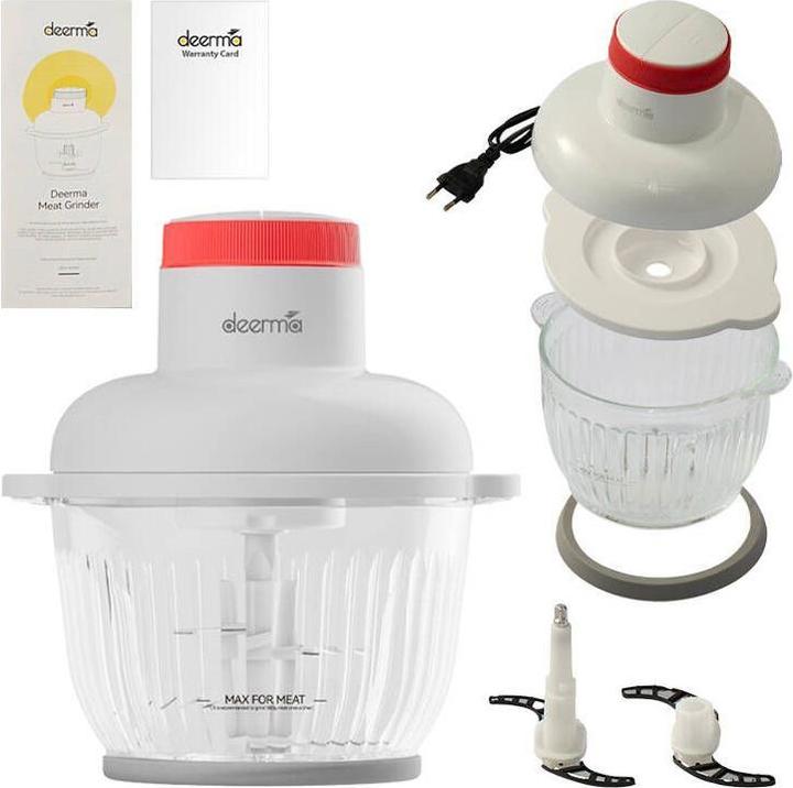 Actual product image Deerma Multifunctional meat chopper 2L DEM-JR10W (2000 ml, 300 W)