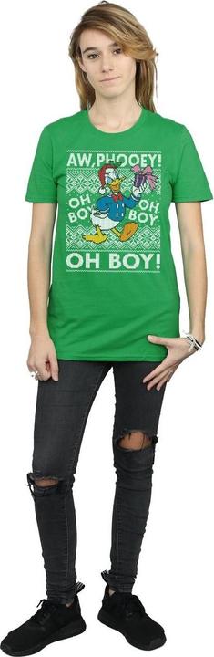 Immagine prodotto Disney Donald Duck Christmas Fair Isle Maglietta Ampia Donna (L)