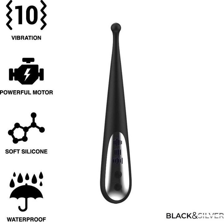 Actual product image Black&Silver Kenneth Stimulating Vibe