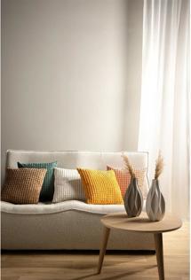 Actual product image Dutch Decor Cushion Rome 45x45 cm Charcoal Grey (45 x 45 cm)