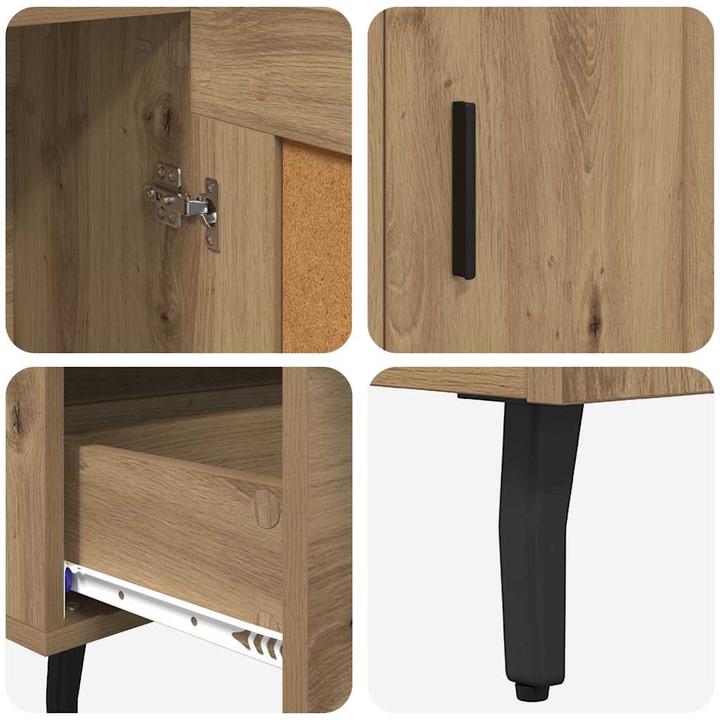 Image du produit vidaXL Moderner Aufbewahrungsschrank (31 x 69.50 x 115 cm)