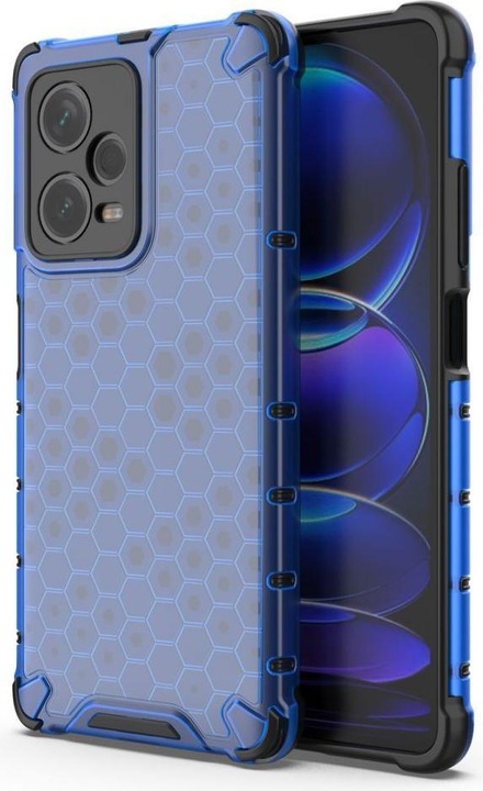 Immagine prodotto Hurtel Custodia Honeycomb per Xiaomi Redmi Note 12 Pro+ cover ibrida corazzata blu (Xiaomi Redmi Note 12 Pro+)