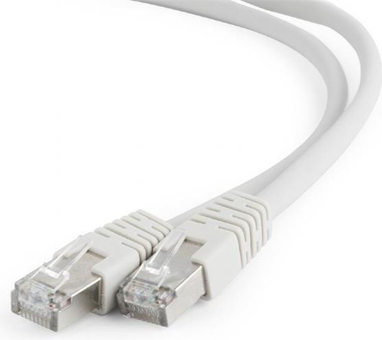 Actual product image Gembird * Patch cable RJ45 Cat.6A S / FTP LSHZ 1m grey (S/FTP, CAT6a, 1 m)