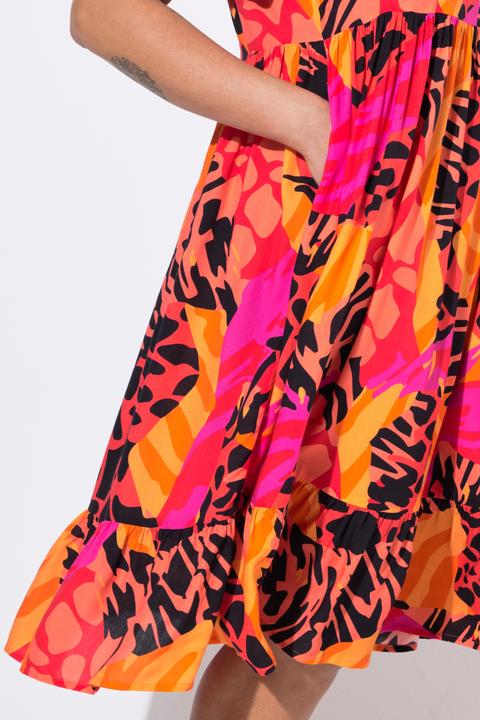 Produktbild Angel of Style Kleid, A-Linie, leuchtender Animal-Patchprint (48)