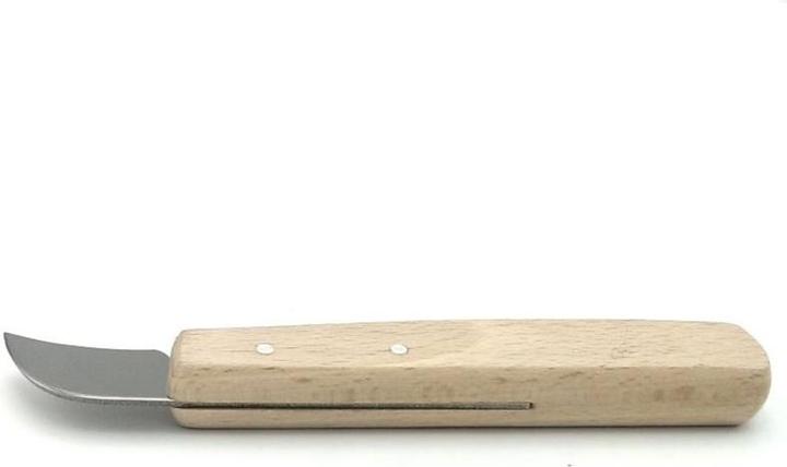 Actual product image A. Schwarz Chestnut knife with beech handle (12.50 cm)