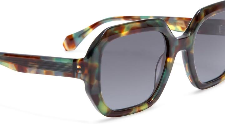 Actual product image Gigi Studios Retro Square Sunglasses with Maximum UV Protection