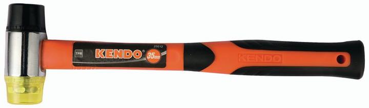 Actual product image Kendo Soft face hammer with fibreglass handle (390 g)