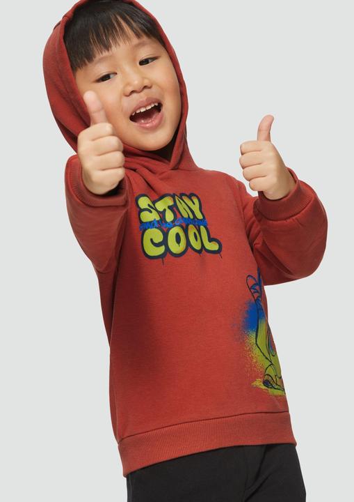 Immagine prodotto S.Oliver Sweatshirt Wärmendes Kapuzen-Sweatshirt mit Frontprint (92)