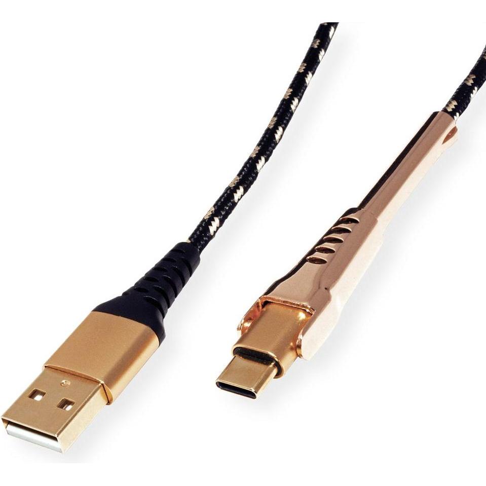 Roline Dorato Cavo Usb (1 M, Usb 2.0), Cavo Usb
