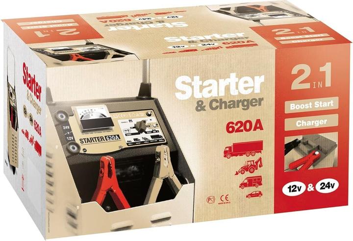 Produktbild GYS NEOSTART 620 025288 Schnellstartsystem 12 V, 24 V 90 A 90 A (620 A)