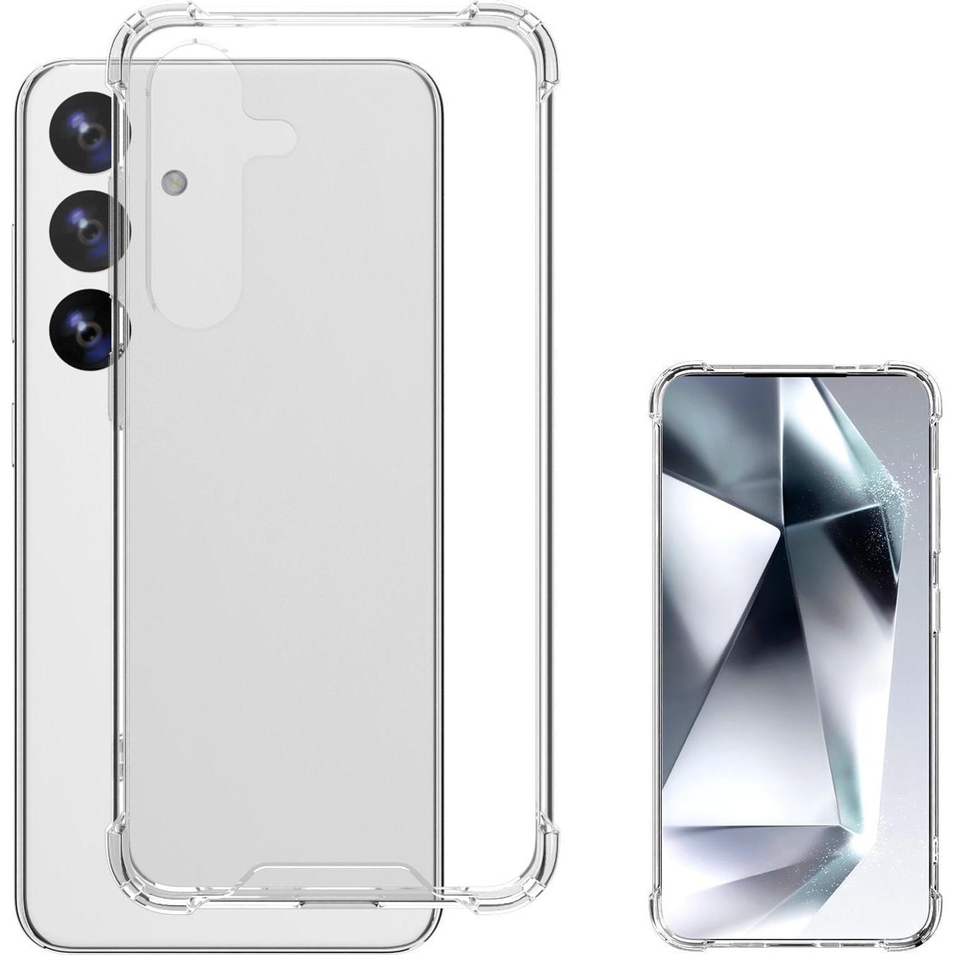 4smarts Hybrid Case Ibiza für Samsung Galaxy S24 (Samsung Galaxy S24+), Smartphone Hülle, Transparent