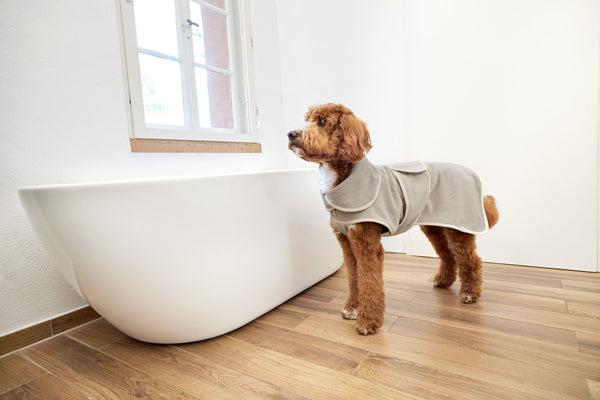 Immagine prodotto Palopa Accappatoio per cani Robi beige L (L, Accappatoio per cani)