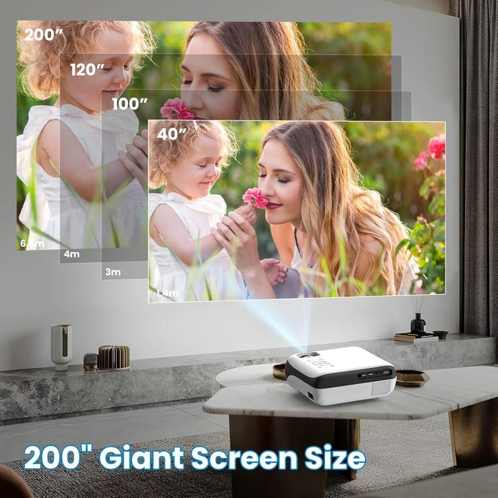 Actual product image Topvision Mini Beamer (Full HD, 9500 lm)