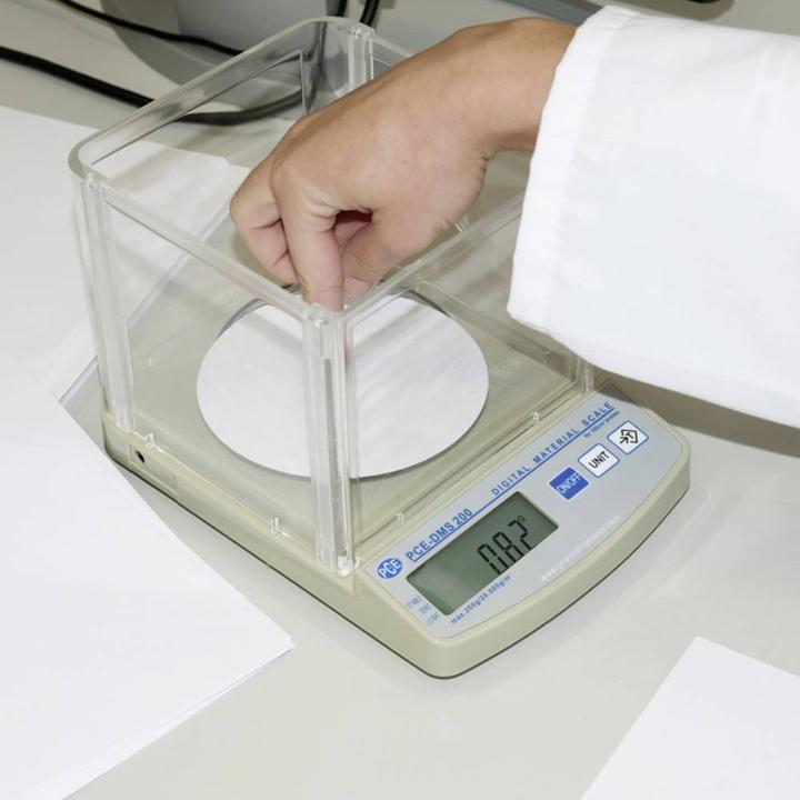 Actual product image PCE Instruments Weight per unit area scale