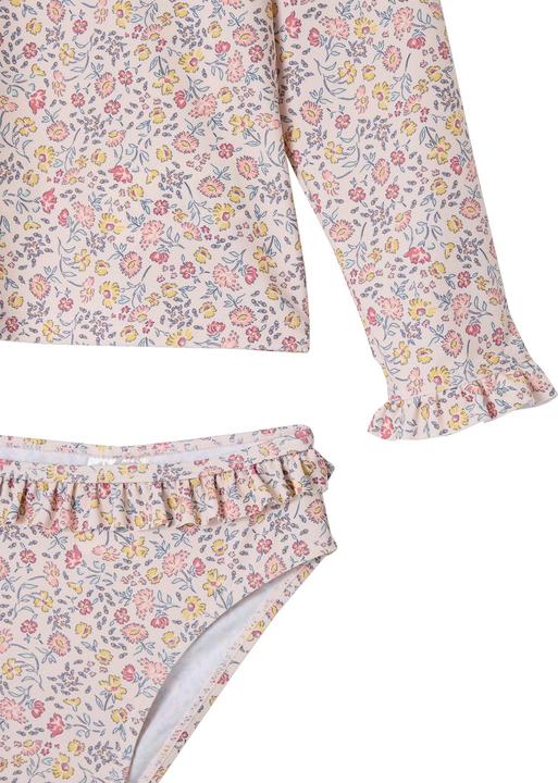 Produktbild Vertbaudet Mädchen-Set mit UV-Schutz: Badeshirt & Bikinihose mit Rüschen (158)