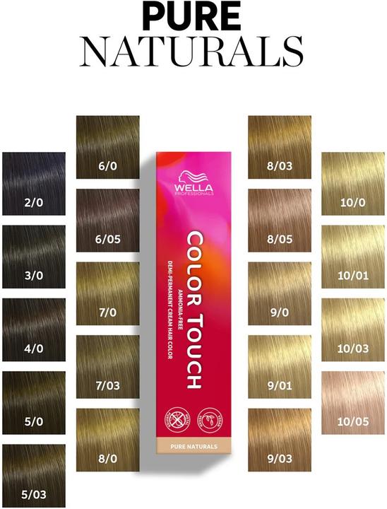 Image du produit Wella Color Touch Pure Naturals coloration 6/0 (0, 6)