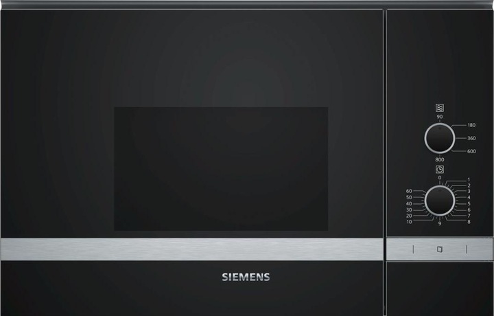 Actual product image Siemens iQ300 BF520LMR0 microwave Built-in Solo microwave Black, Stainless steel