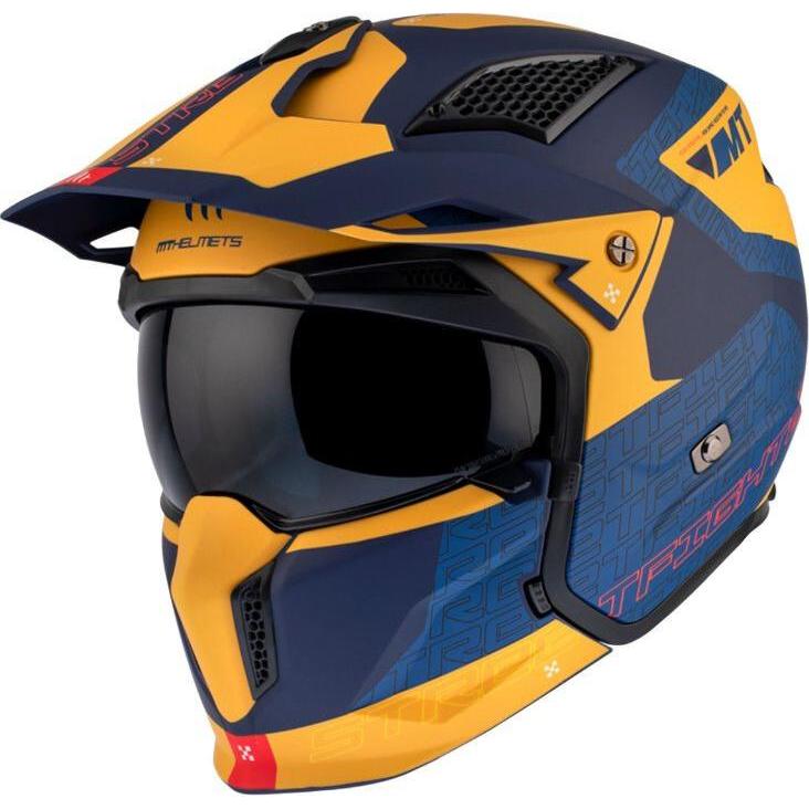 MT Helmets, Motorradhelm, Streetfighter Sv Totem C3 (Ece 22.06) (53 - 54 cm, XS)