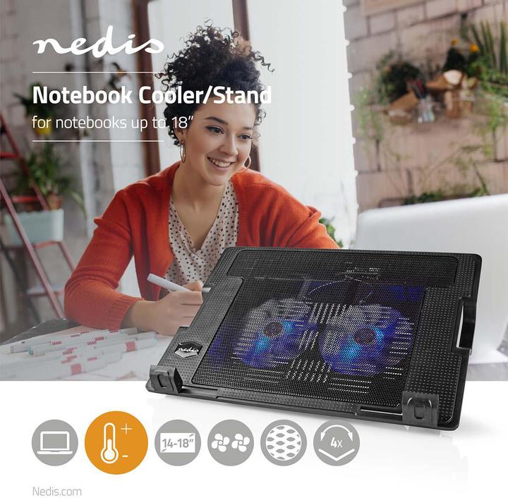 Produktbild Nedis Universal-Halterung für Laptops mit 45,7 cm (18 Zoll).