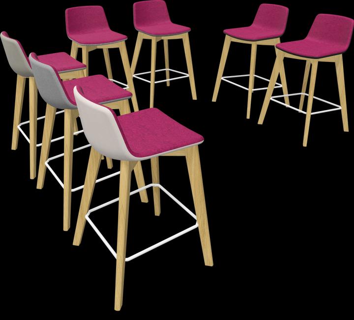 Actual product image Narbutas Twist & Sit Bar Stool