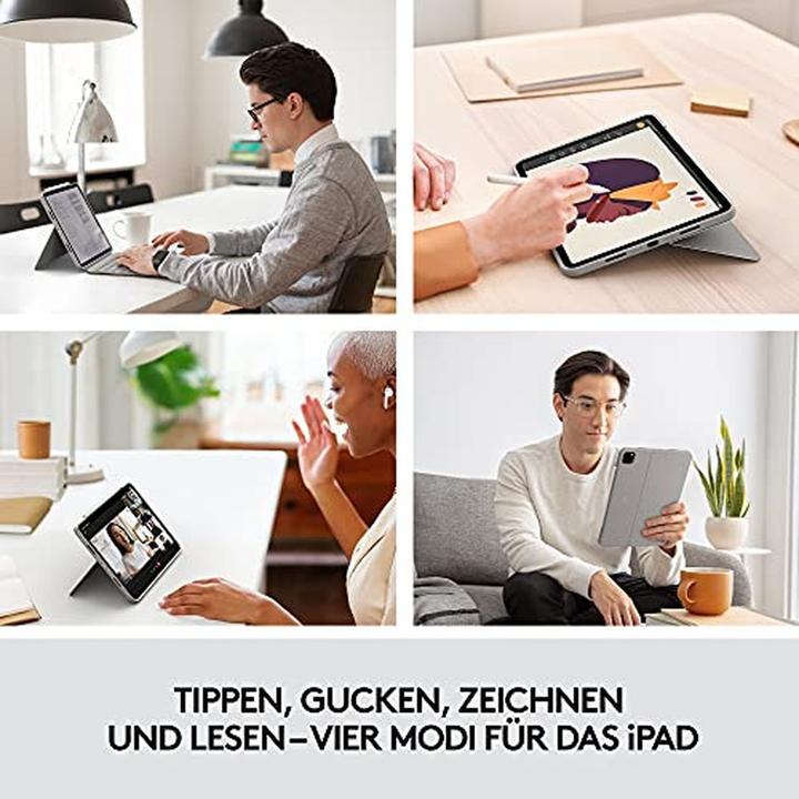 Produktbild Logitech Combo Touch (Deutschland, Apple iPad Pro 11 2018, Apple iPad Pro 11 2020, Apple iPad Pro 11 2021, Apple iPad Pro 11 2022)