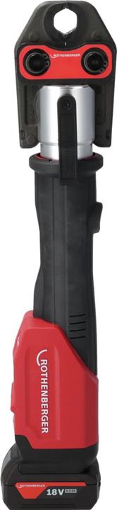 Actual product image Rothenberger Battery press machine ROMAX 4000 Basic Set AMP 32 - 34 kN 12 - 110 mm,4 Ah with battery and charger