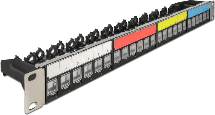 Delock 19″ Keystone patch panel