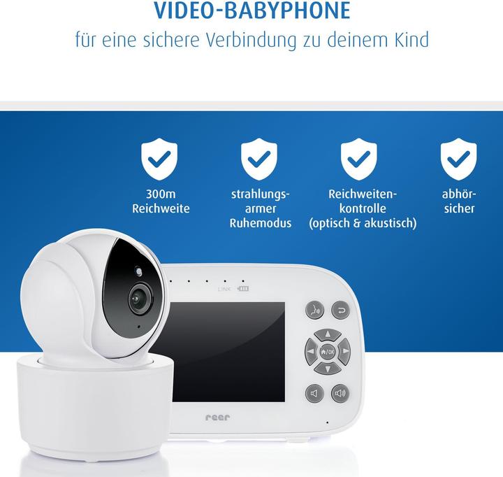 Produktbild Reer BabyCam XL Move (Babyphone mit Kamera, 300 m)