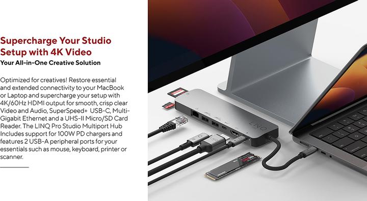 Actual product image LINQ Connects Pro Studio (USB-C)