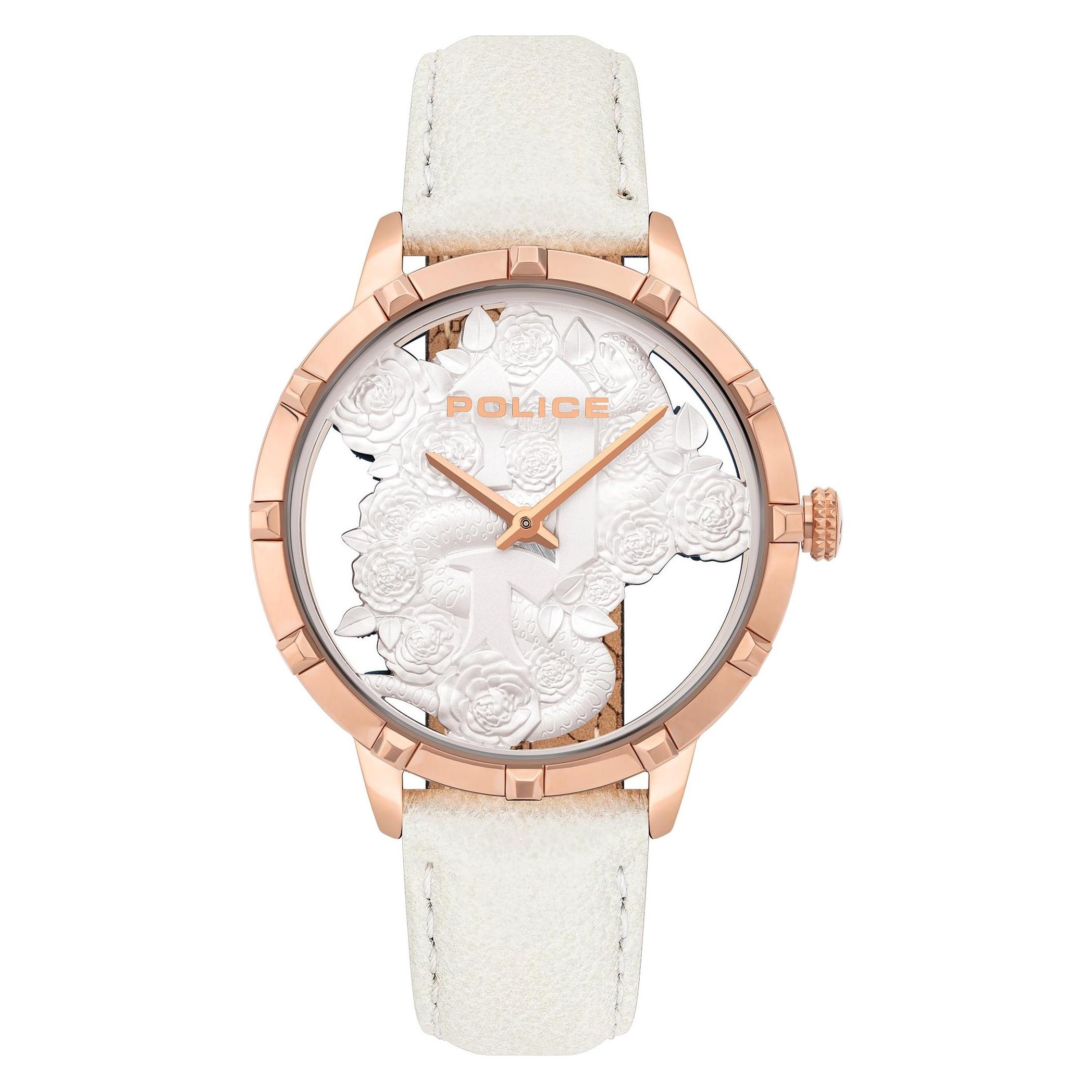 Police, Armbanduhr, PL16041MSR.01 Marietas Damen 36mm 3ATM, Gold, (Analoguhr, 36 mm)