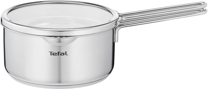 Actual product image Tefal Nordica Stielkasserolle 16 cm (16 cm, Pot, Stainless steel)