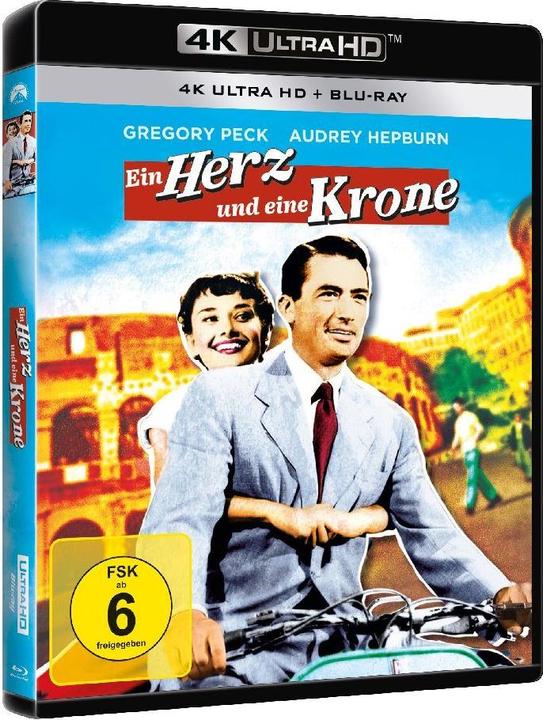 Produktbild Ein Herz und eine Krone - 4K (4k Blu-ray, 1953, Deutsch)