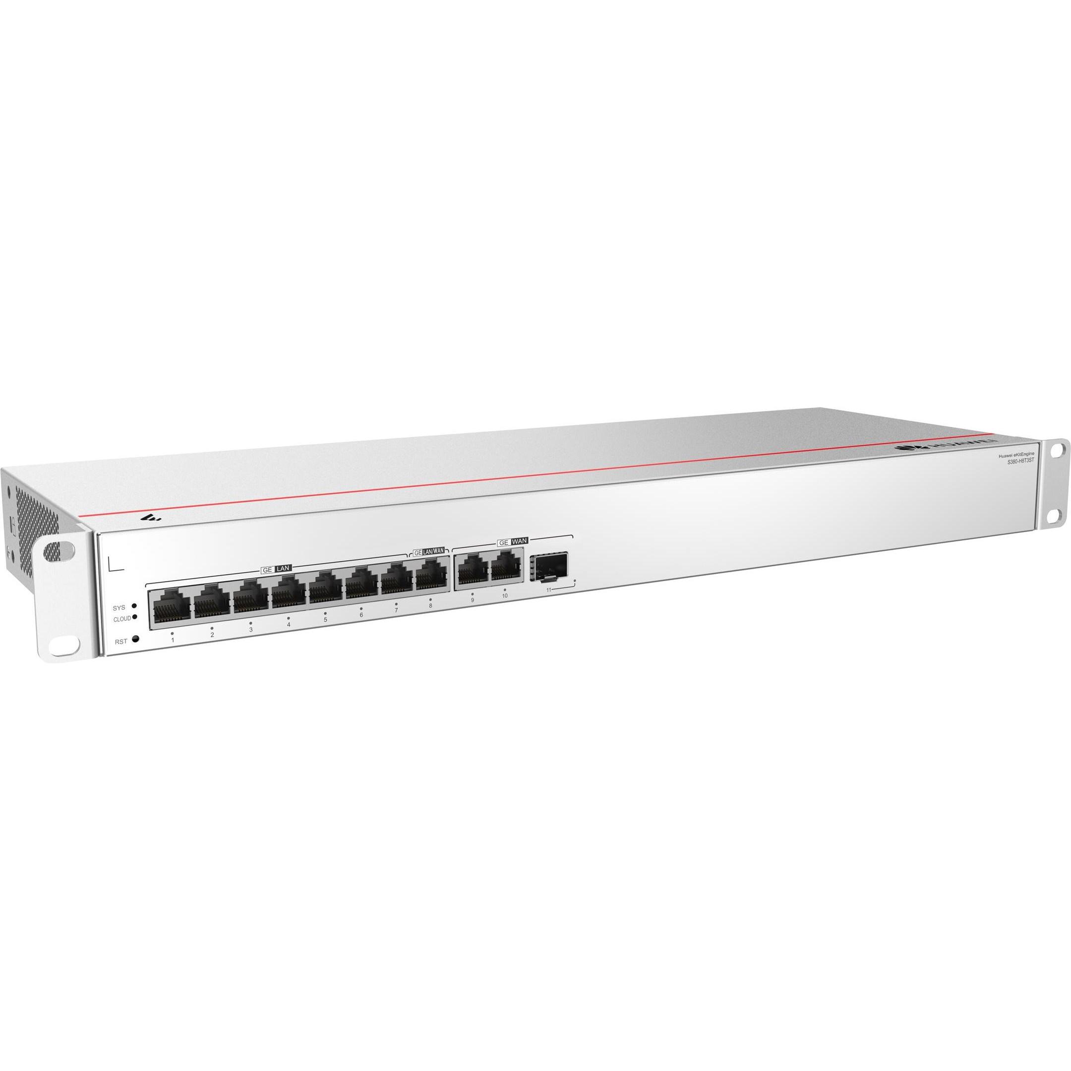 Huawei eKit Gateway S380-H8T3ST (8 Ports), Netzwerk Switch, Grau