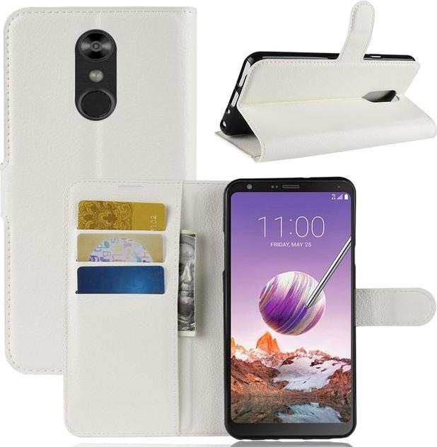Produktbild MU Classic Litchi Leder Bookcover Series (LG Stylo 4, LG Q Stylus)