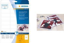 Actual product image HERMA A4 security labels