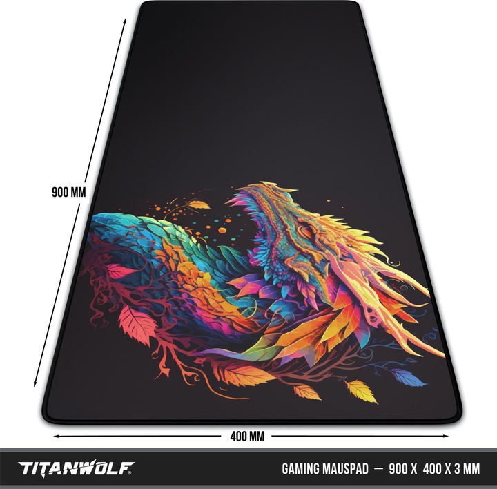 Actual product image Titanwolf Gaming Mauspad (XXL)