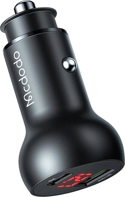 Image du produit Mcdodo Chargeur de voiture 45W avec affichage numérique - Noir