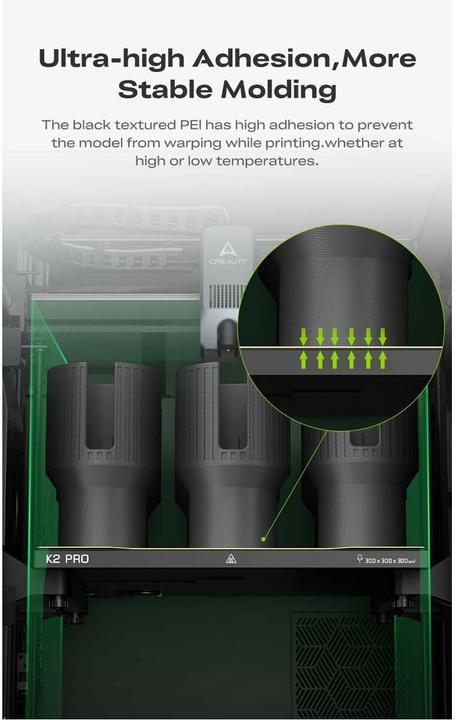 Produktbild Creality K2 Pro PEI mattierte Bauplatte (Ersatzteile)