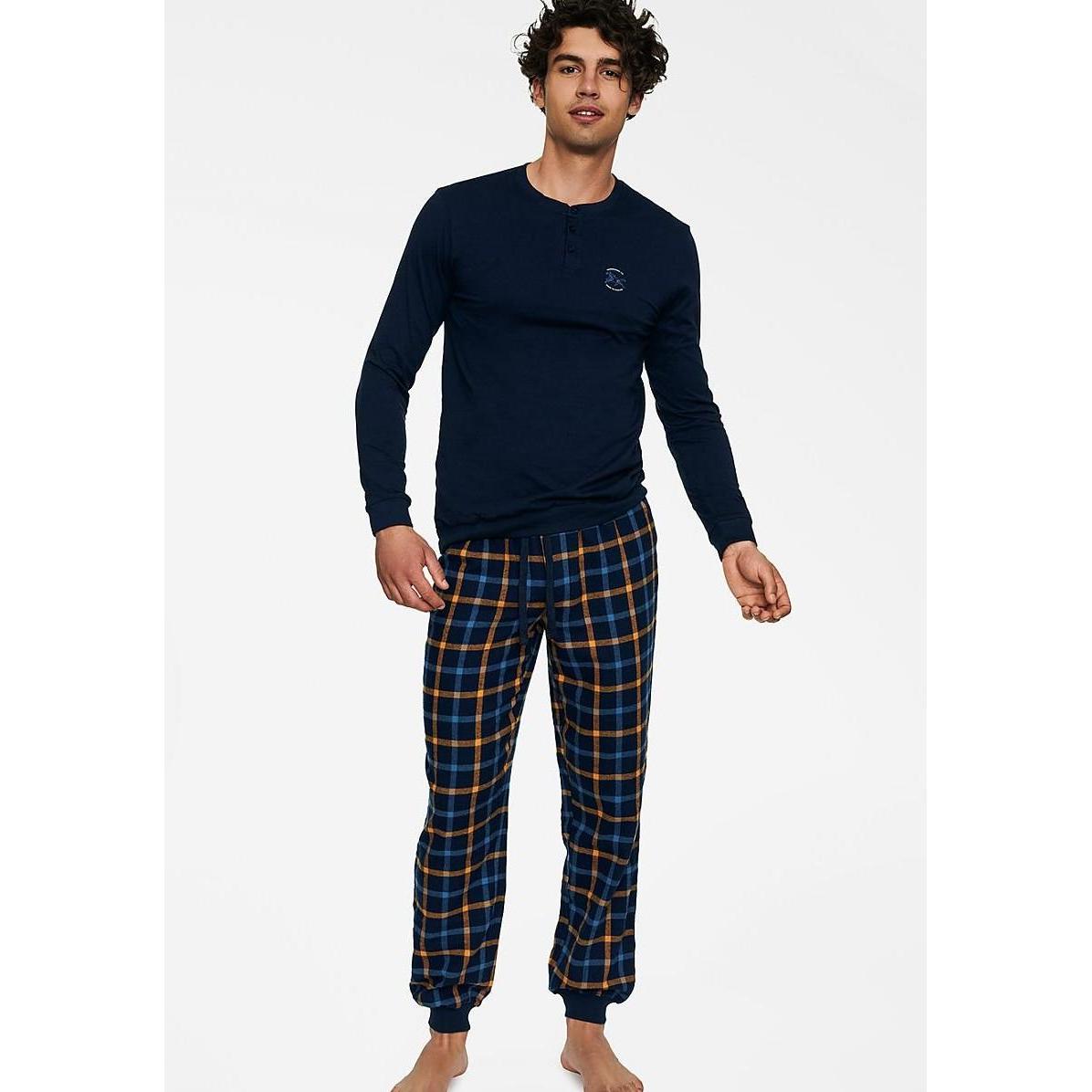 Henderson, Herren, Pyjama, Pyjama, Blau, (XXL)