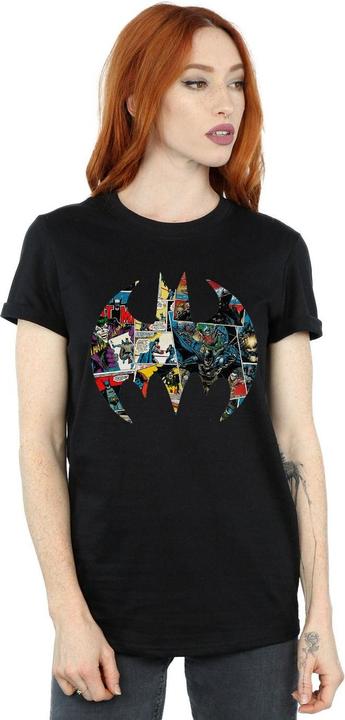 Produktbild Batman Comic Buch Logo Baumwolle Boyfriend TShirt (S)