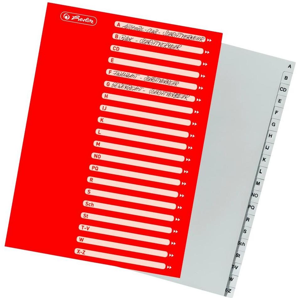 Thumbnail - Herlitz, Ordner Zubehör, Alphabetischer Registerindex