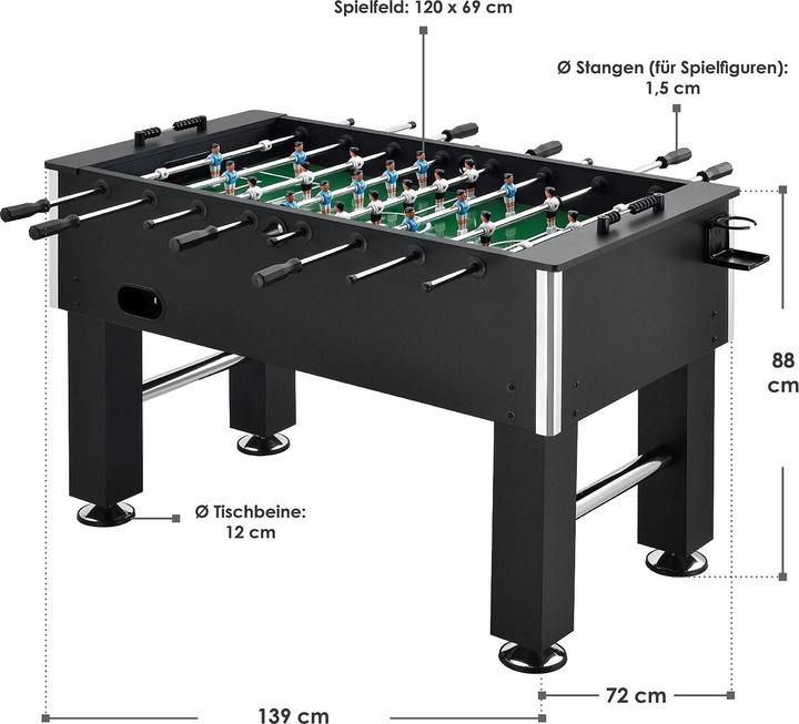 Produktbild Juskys Tischkicker