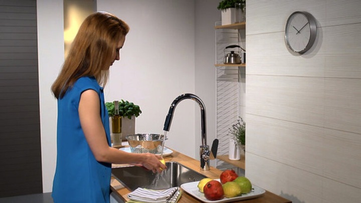 Produktbild hansgrohe Focus M41 Einhebel-Küchenarmatur 240, Ausziehbrause, 2 Strahlarten