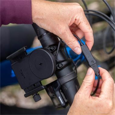 Produktbild Sp Connect Universal Charging Phone Clamp SPC+ inkl. USB Kabel 15W schwarz