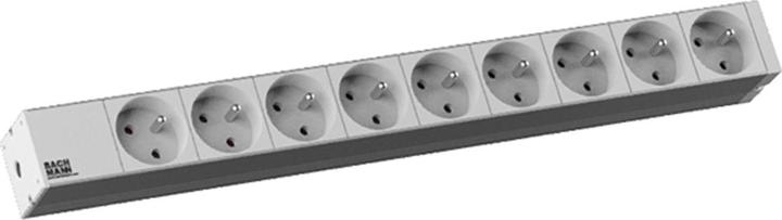 Produktbild Bachmann 19" 1U 9xUTE power 2,0m CEE7/7 (9x, CEE 7/3, CEE 7/5, 2 m)