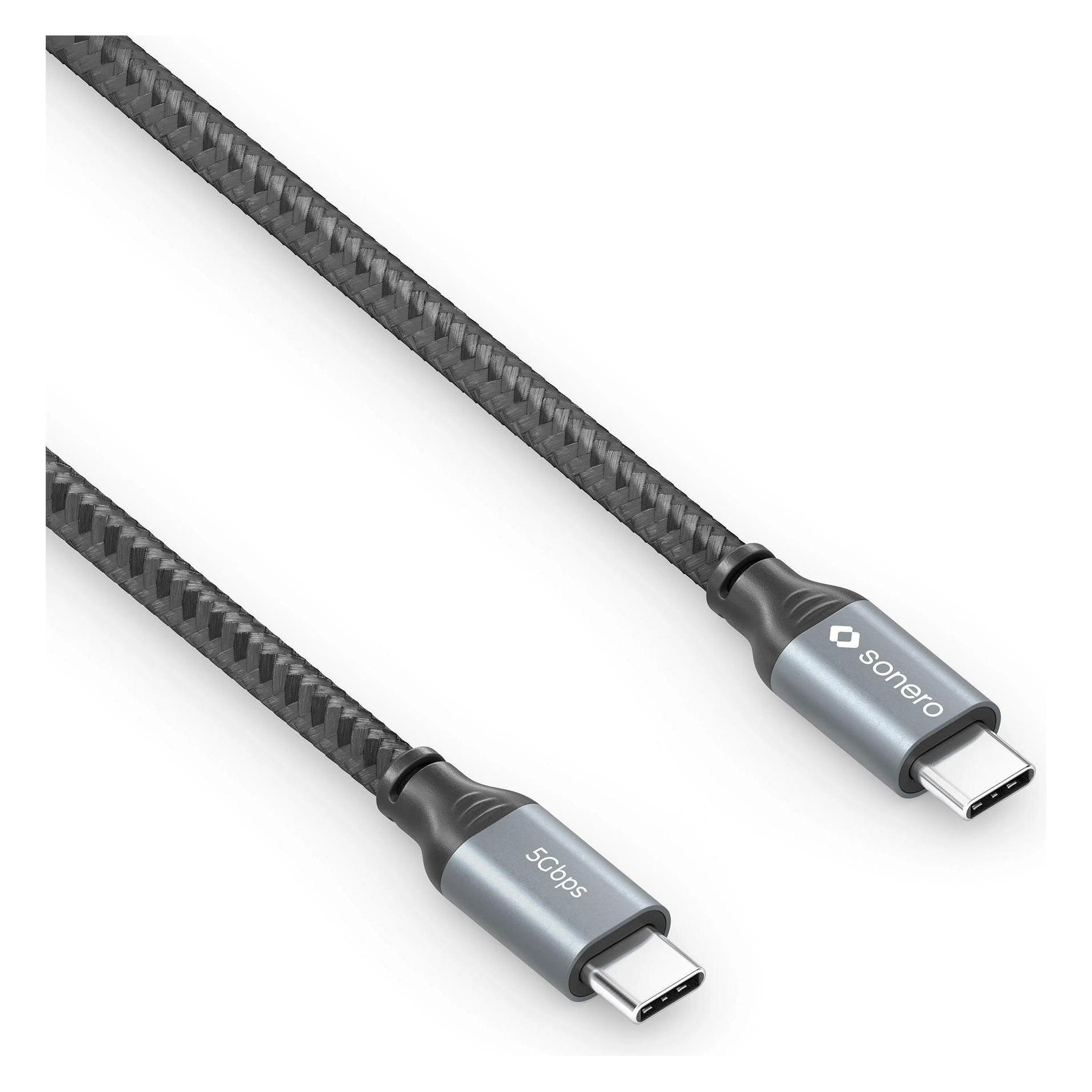 SONERO USB 3.0 cable, C plug, 4K 60 Hz, 60 W, 0.5 m | Cavo USB 3.0 a prezzi molto vantaggiosi | elektronik